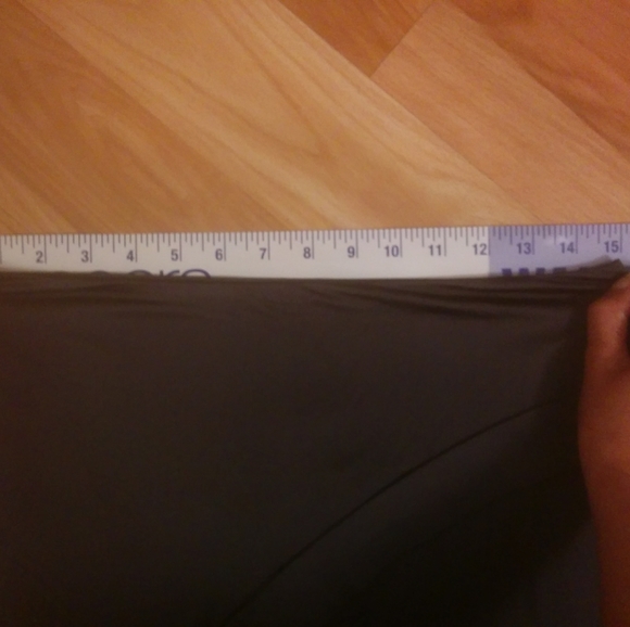 GUCCI 100% AUTH GUNMETAL GRAY SILK COUTURE SKIRT - Picture 7 of 8